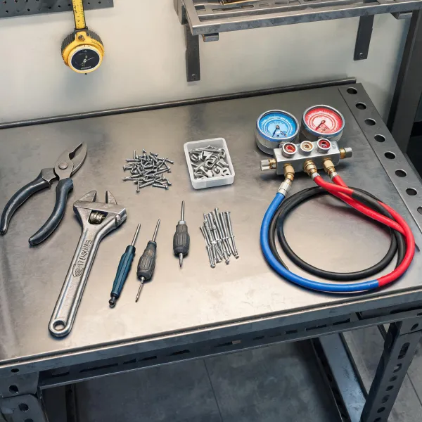 HVAC service hand tools